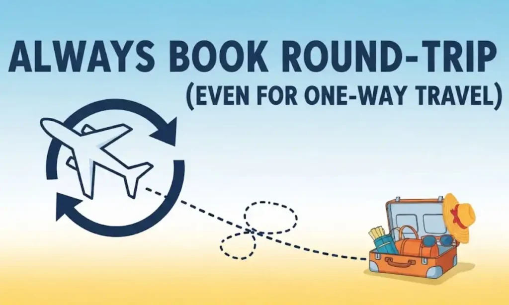 Always Book Round-Trip (Even for One-Way Travel)