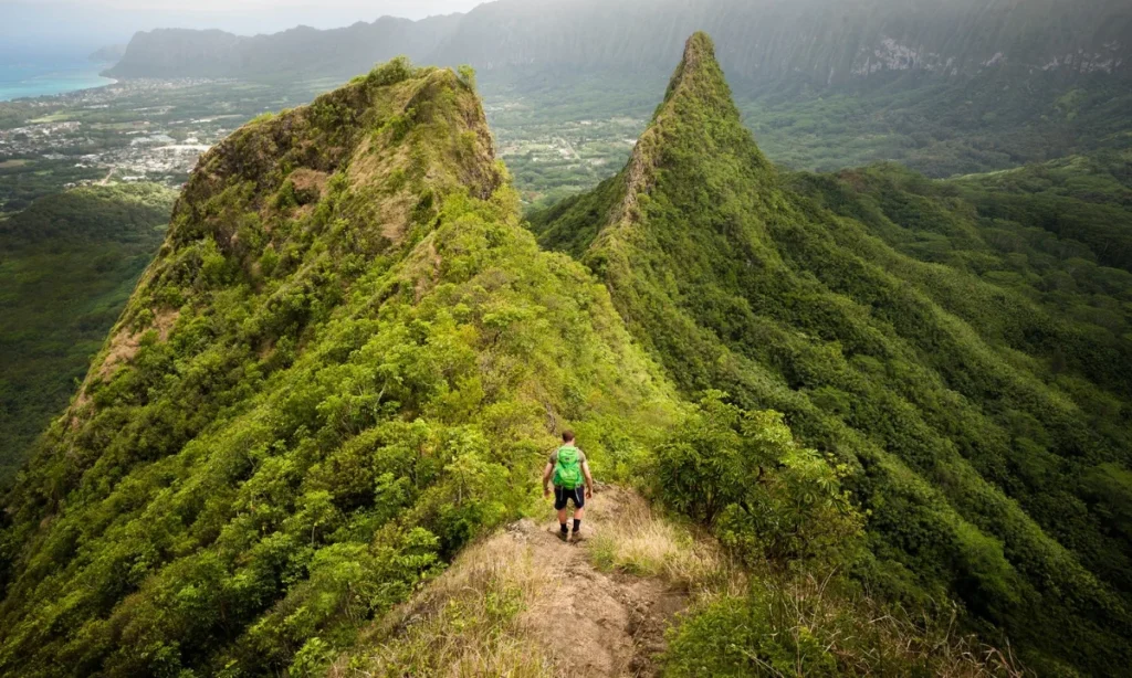 Olomana Trail Three Peaks